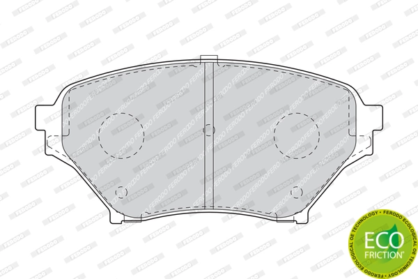 Brake Pad Set, disc brake PREMIER ECO FRICTION FDB1600