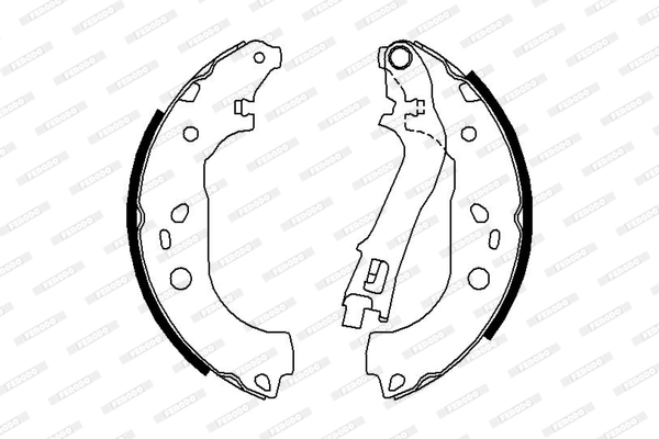 Brake Shoe Set PREMIER FSB676