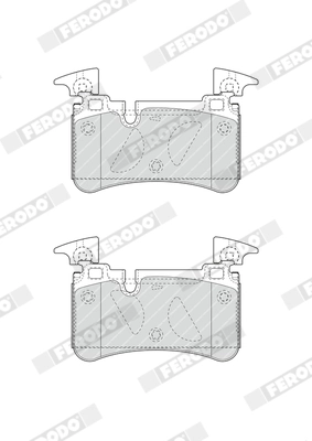 Brake Pad Set, disc brake PREMIER ECO FRICTION FDB4714