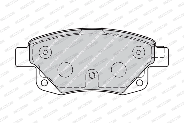 Brake Pad Set, disc brake PREMIER ECO FRICTION FVR1930