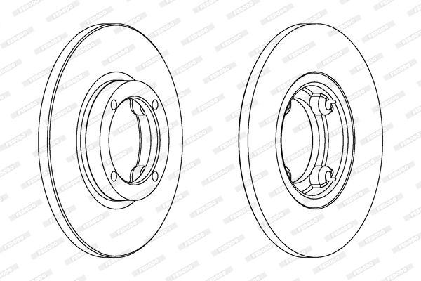 Brake Disc PREMIER DDF1076C