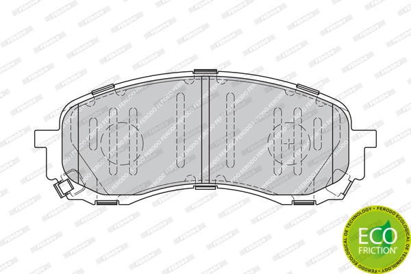 Brake Pad Set, disc brake PREMIER ECO FRICTION FDB1863