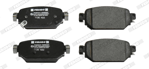 Brake Pad Set, disc brake PREMIER ECO FRICTION FDB5247