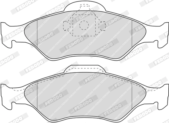 Brake Pad Set, disc brake PREMIER ECO FRICTION FDB1393