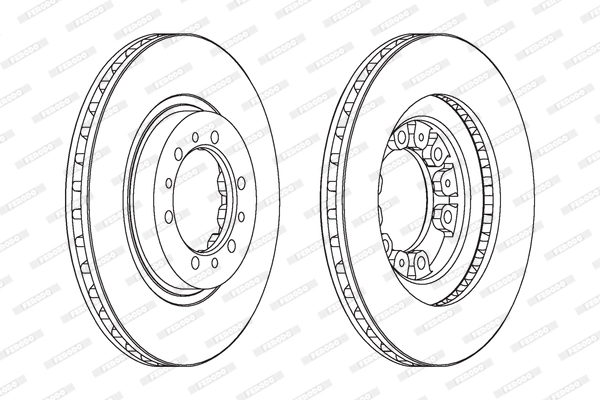 Brake Disc PREMIER DDF1109
