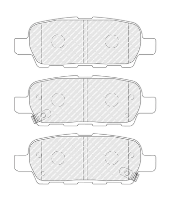 Brake Pad Set, disc brake PREMIER ECO FRICTION FDB4756