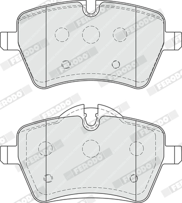 Brake Pad Set, disc brake PREMIER ECO FRICTION FDB4080