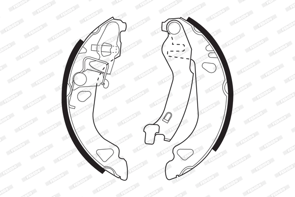 Brake Shoe Set PREMIER FSB477