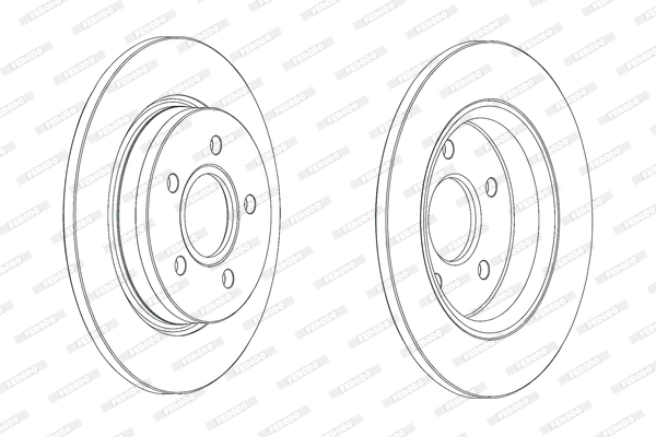 Brake Disc PREMIER DDF2061C