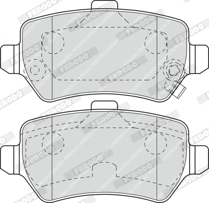 Brake Pad Set, disc brake PREMIER ECO FRICTION FDB1521