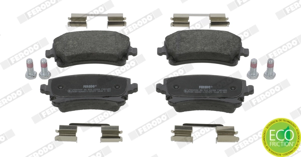 Brake Pad Set, disc brake PREMIER ECO FRICTION FDB1655