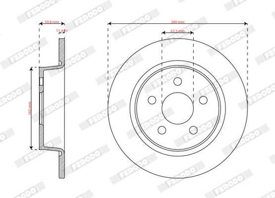 Brake Disc PREMIER DDF3123