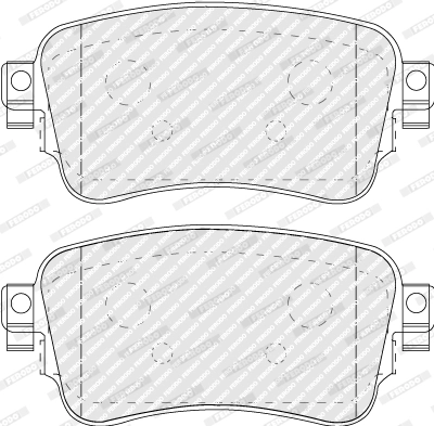 Brake Pad Set, disc brake PREMIER ECO FRICTION FVR5120