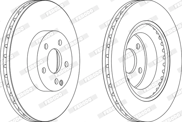 Brake Disc PREMIER Coat+ disc DDF1595C-1