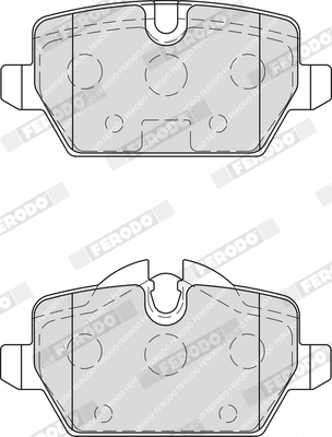 Brake Pad Set, disc brake PREMIER ECO FRICTION FDB1806