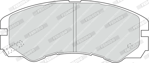 Brake Pad Set, disc brake PREMIER ECO FRICTION FDB1015