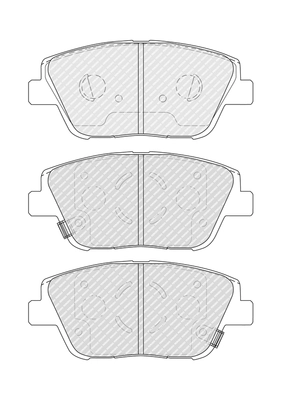 Brake Pad Set, disc brake PREMIER ECO FRICTION FDB4831