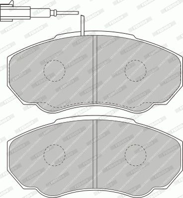 Brake Pad Set, disc brake PREMIER ECO FRICTION FVR1478