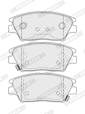 Brake Pad Set, disc brake PREMIER ECO FRICTION FDB5432