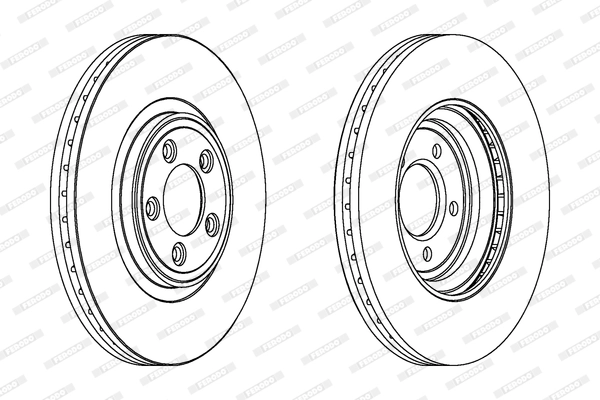 Brake Disc PREMIER DDF1702C-1