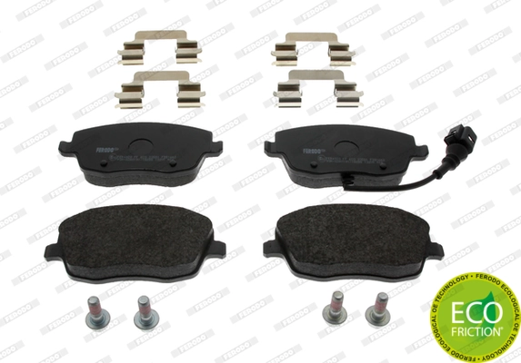 Brake Pad Set, disc brake PREMIER ECO FRICTION FDB1662