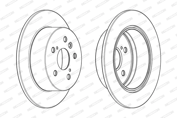 Brake Disc PREMIER DDF1980C
