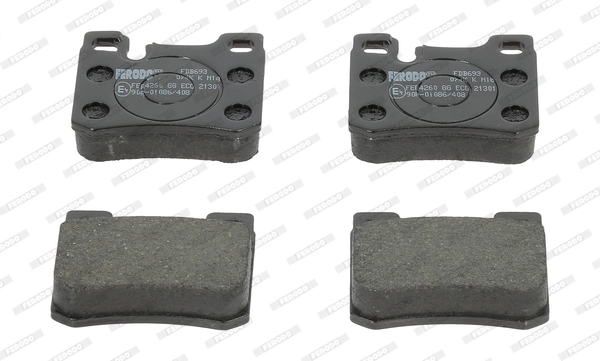 Brake Pad Set, disc brake PREMIER ECO FRICTION FDB693