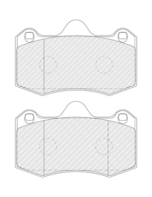 Brake Pad Set, disc brake PREMIER ECO FRICTION FDB4887