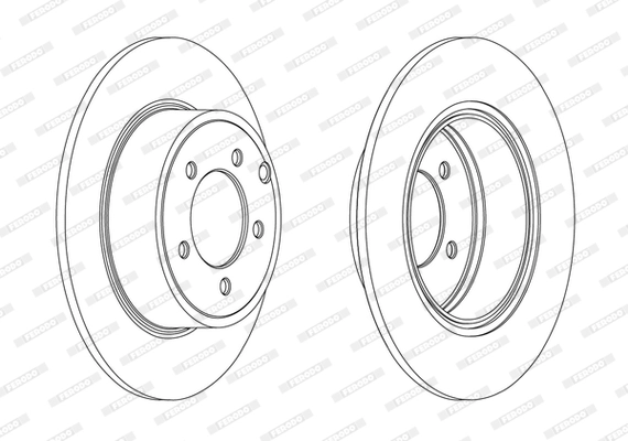 Brake Disc PREMIER DDF1763C