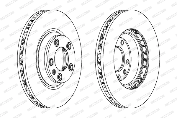 Brake Disc PREMIER DDF1408RC-1