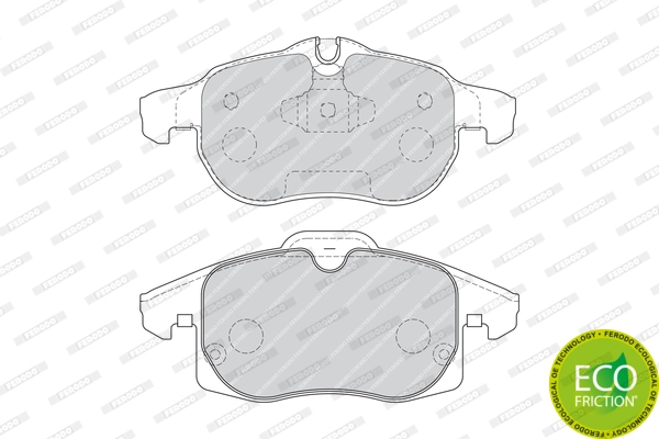 Brake Pad Set, disc brake PREMIER ECO FRICTION FDB4188