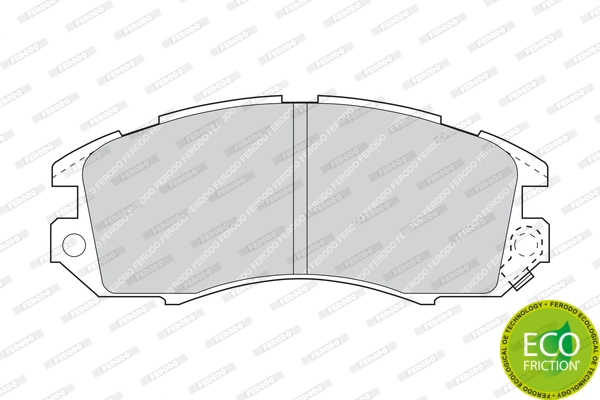 Brake Pad Set, disc brake PREMIER ECO FRICTION FDB789