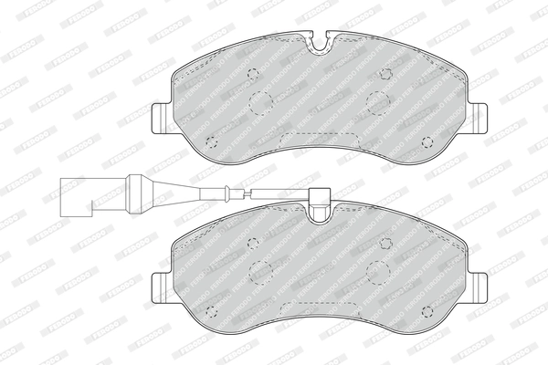 Set Pad Brek, Brek Piring PREMIER ECO FRICTION FVR4909