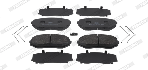 Brake Pad Set, disc brake PREMIER ECO FRICTION FDB5433