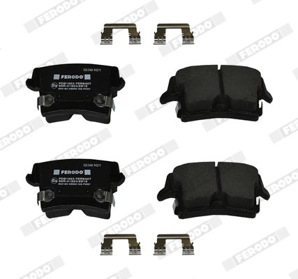 Brake Pad Set, disc brake PREMIER FDB1953