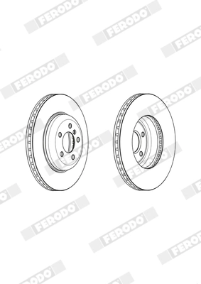Brake Disc PREMIER DDF2047C-1