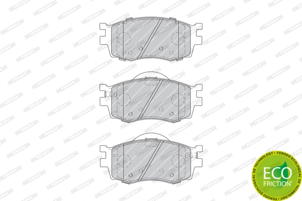 Brake Pad Set, disc brake PREMIER ECO FRICTION FDB1955