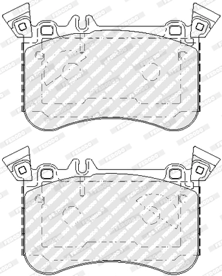 Brake Pad Set, disc brake FUSE+ Technology FDB5109