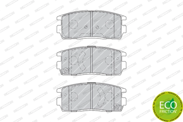 Brake Pad Set, disc brake PREMIER ECO FRICTION FDB1935