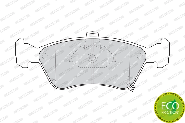 Brake Pad Set, disc brake PREMIER ECO FRICTION FDB1321