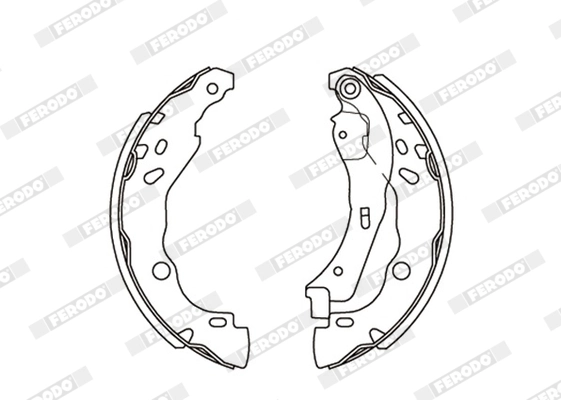 Brake Shoe Set PREMIER FSB642