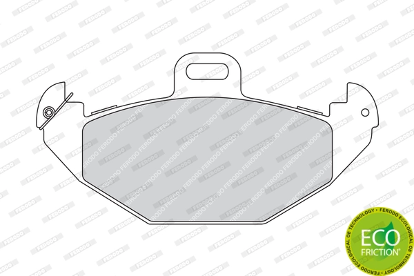 FERODO FDB1278 Brake Pad Set, disc brake