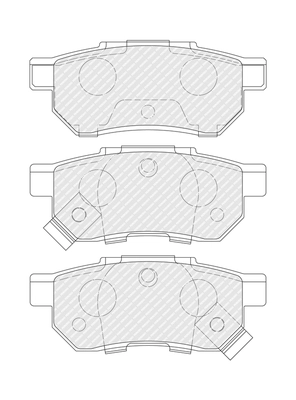 Brake Pad Set, disc brake PREMIER ECO FRICTION FDB621