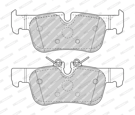 Brake Pad Set, disc brake PREMIER FDB4954