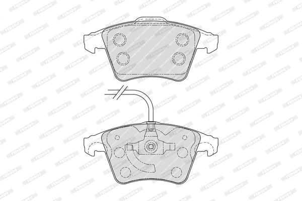 Brake Pad Set, disc brake PREMIER ECO FRICTION FVR1642