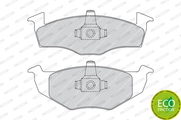 Brake Pad Set, disc brake PREMIER ECO FRICTION FDB1288