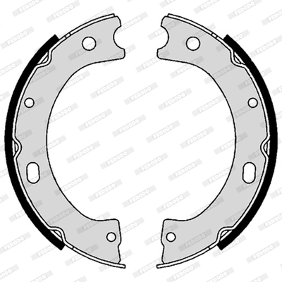Brake Shoe Set, parking brake PREMIER FSB641