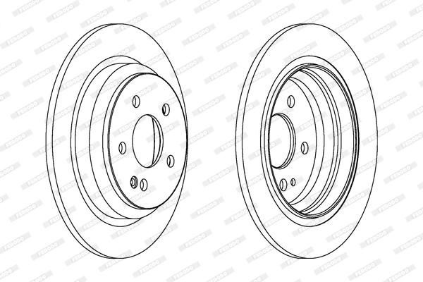 Brake Disc PREMIER Coat+ disc DDF1234C
