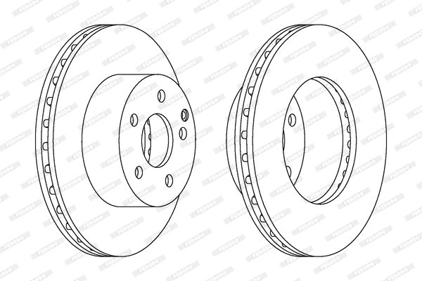 Brake Disc PREMIER DDF1668