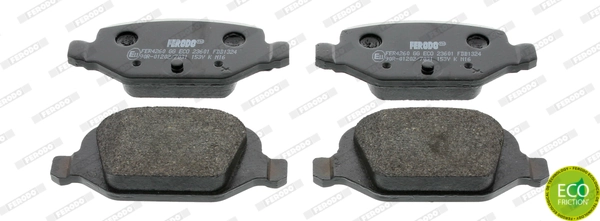 Brake Pad Set, disc brake PREMIER ECO FRICTION FDB1324